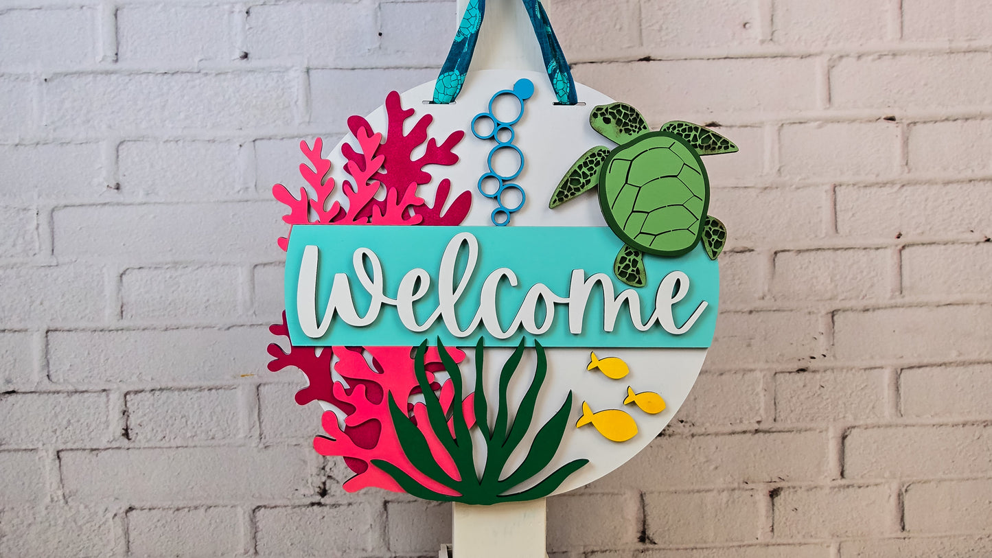 Sea Turtle | DIY Door or Tabletop Kit