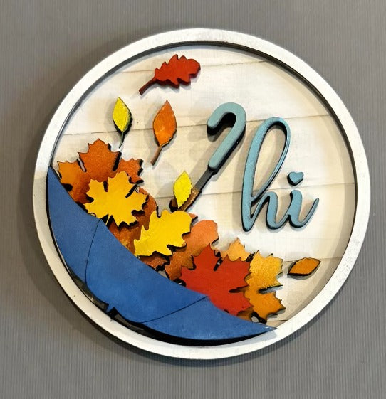 Hi Fall | Add On For Home Sweet Home Sign