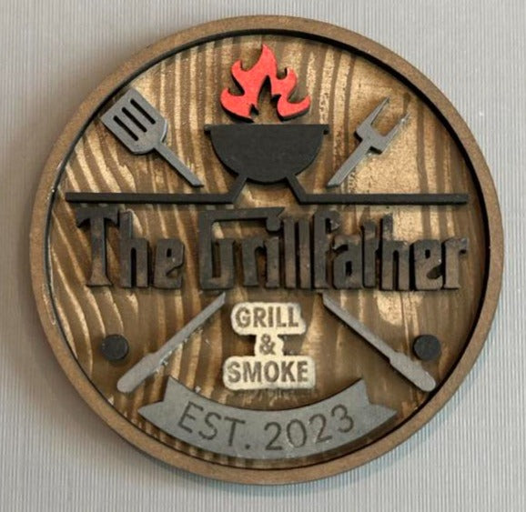 The Grillfather | Add On For Home Sweet Home Sign