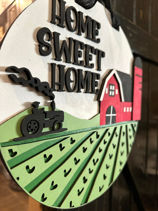 Home Sweet Home | Barn | DIY Door or Tabletop Sign
