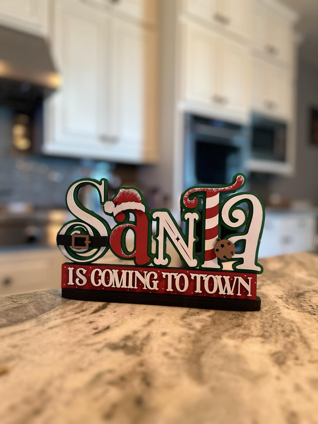 Santa Shelf Sitter Holiday Tabletop Decor