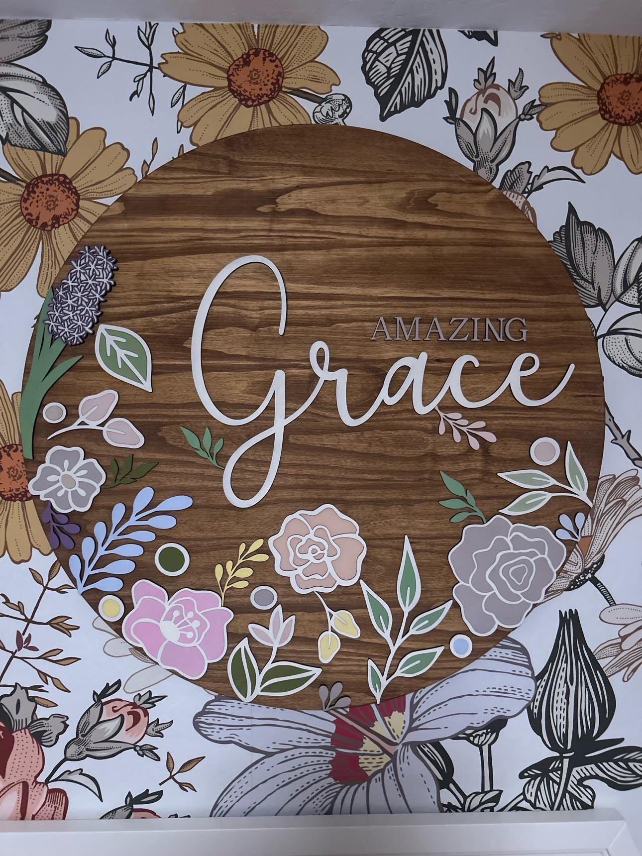 36" Custom Nursery Sign