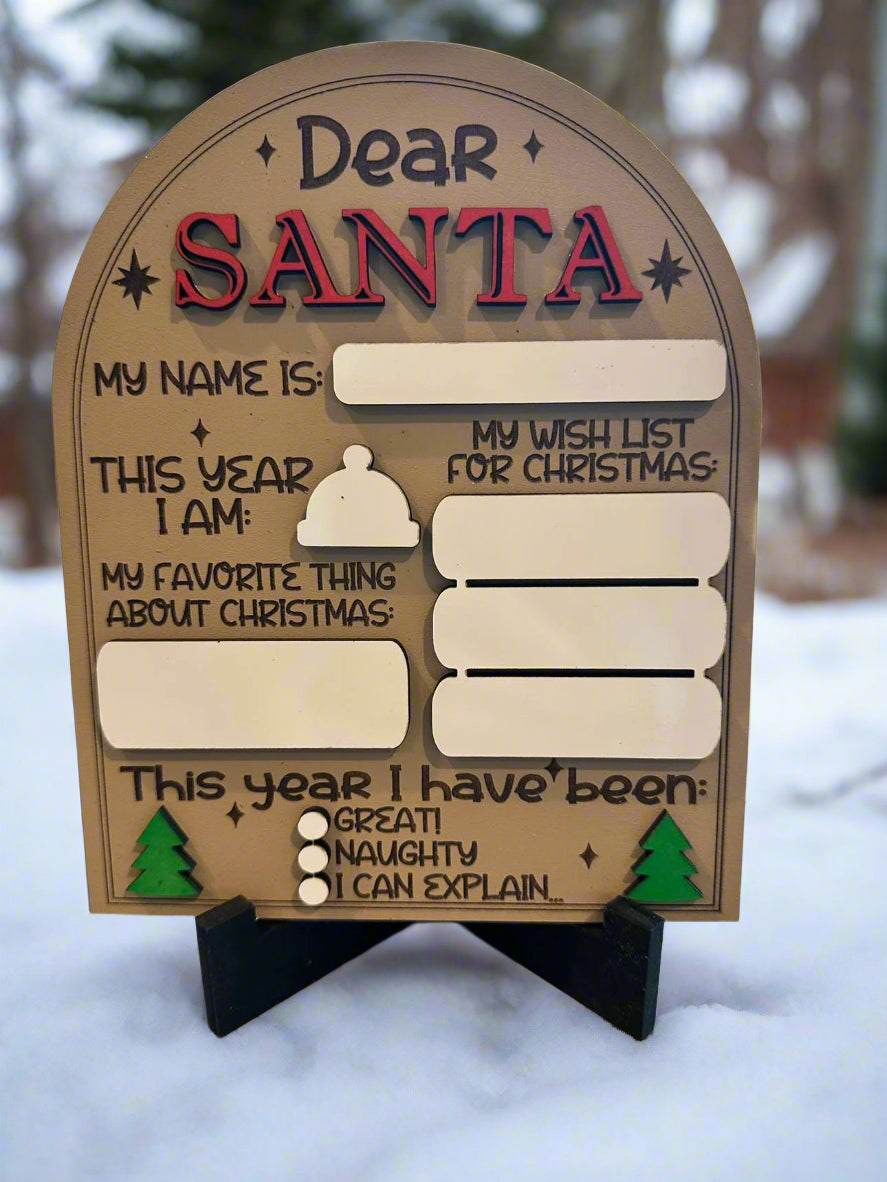 Dear Santa Wish List