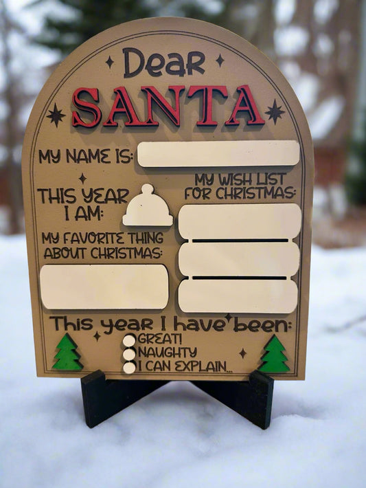 Dear Santa Wish List