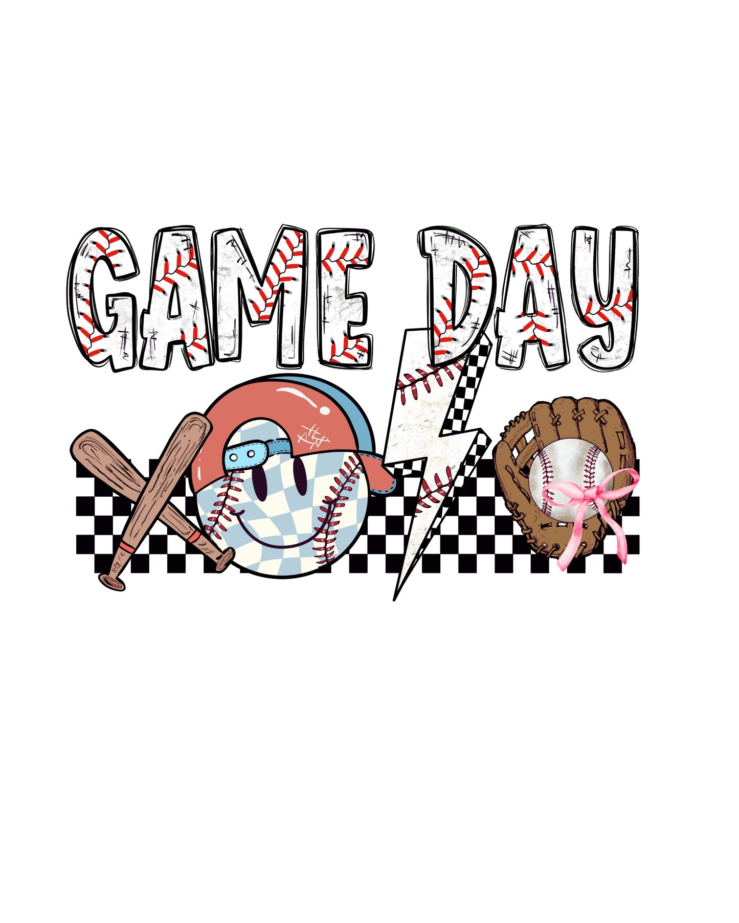 Baseball Game Day Graphic T-Shirt