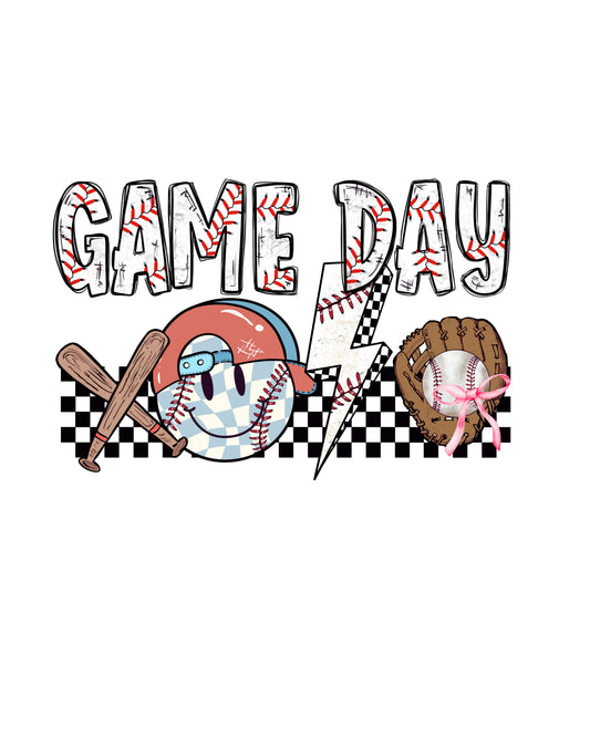 Baseball Game Day Graphic T-Shirt