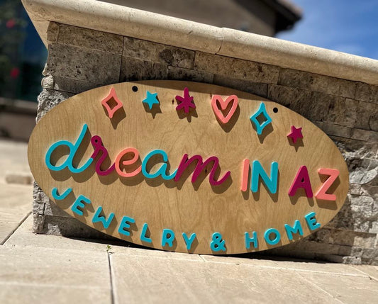 Custom Wood Business Sign & Post | Call Me For Quote