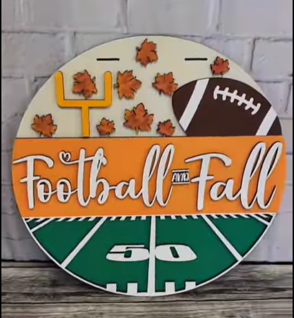 Football & Fall | Cardinals | Broncos | Cowboys | DIY Door or Tabletop Kit