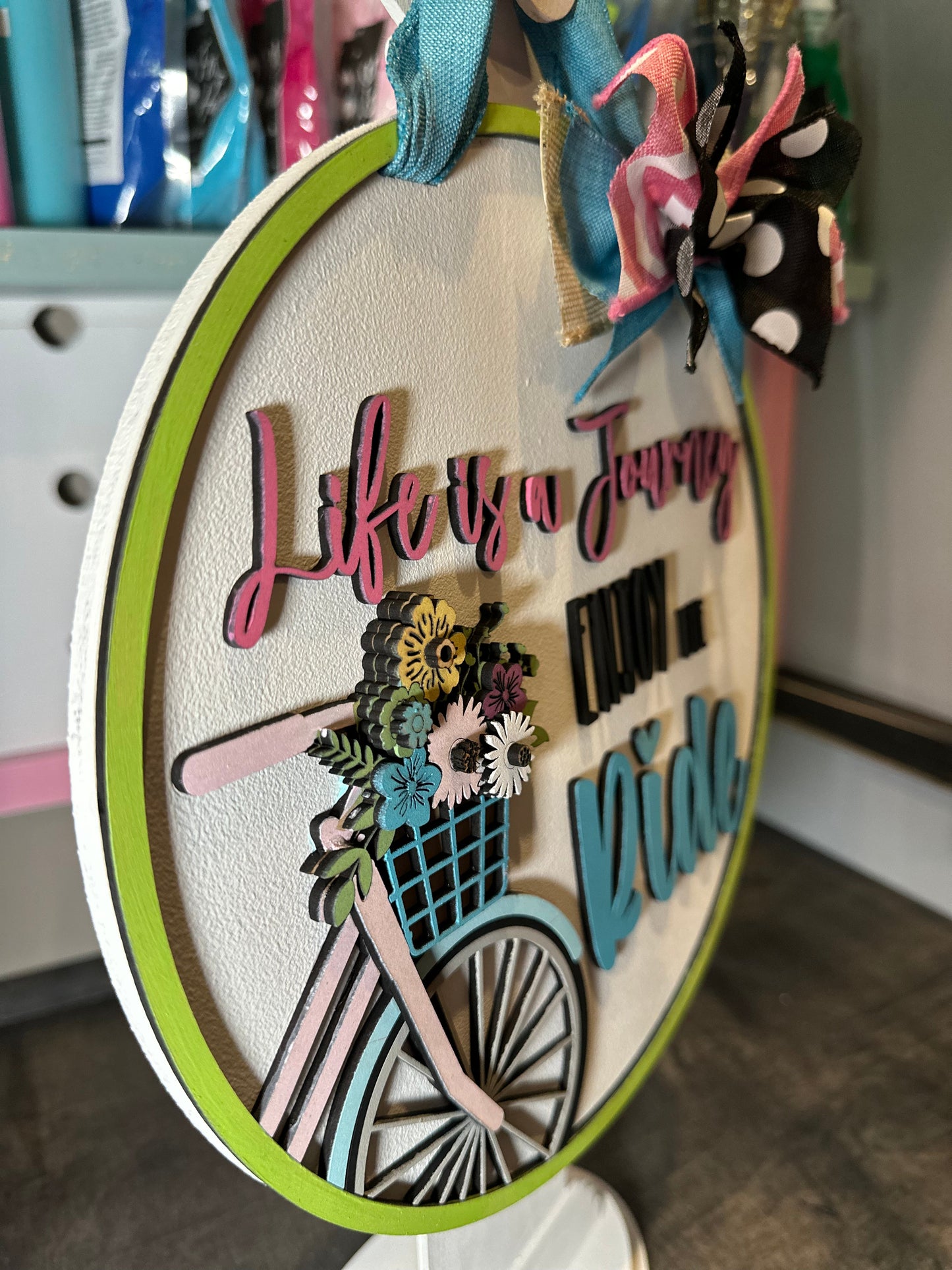 Finished - Tabletop Sign - Life Is a Journey