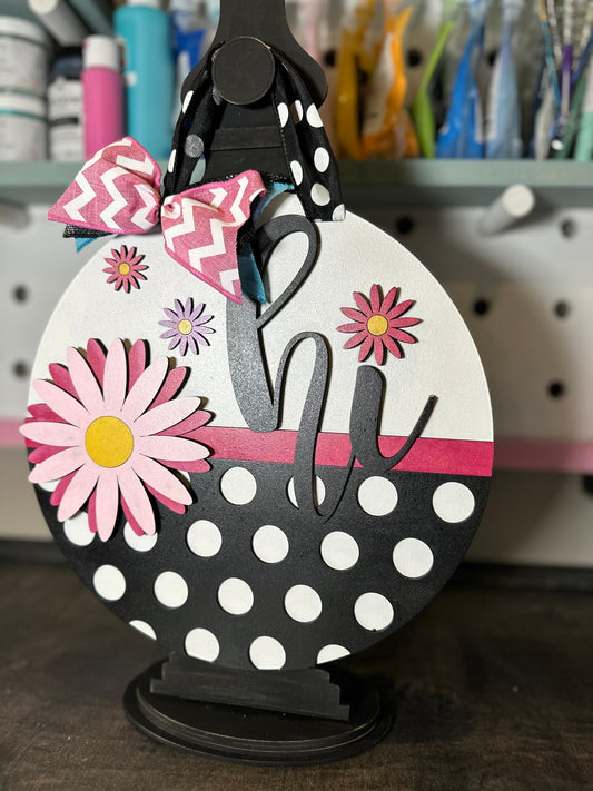 Hi | Handcrafted Finished Tabletop Or Large Door Signs