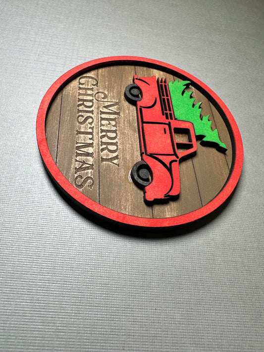 Farm truck | Christmas | Add On For Home Sweet Home Sign