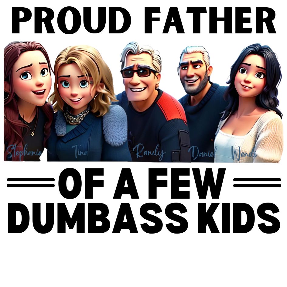 Custom Proud Father - Graphic T-Shirt