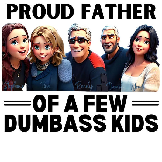 Custom Proud Father - Graphic T-Shirt