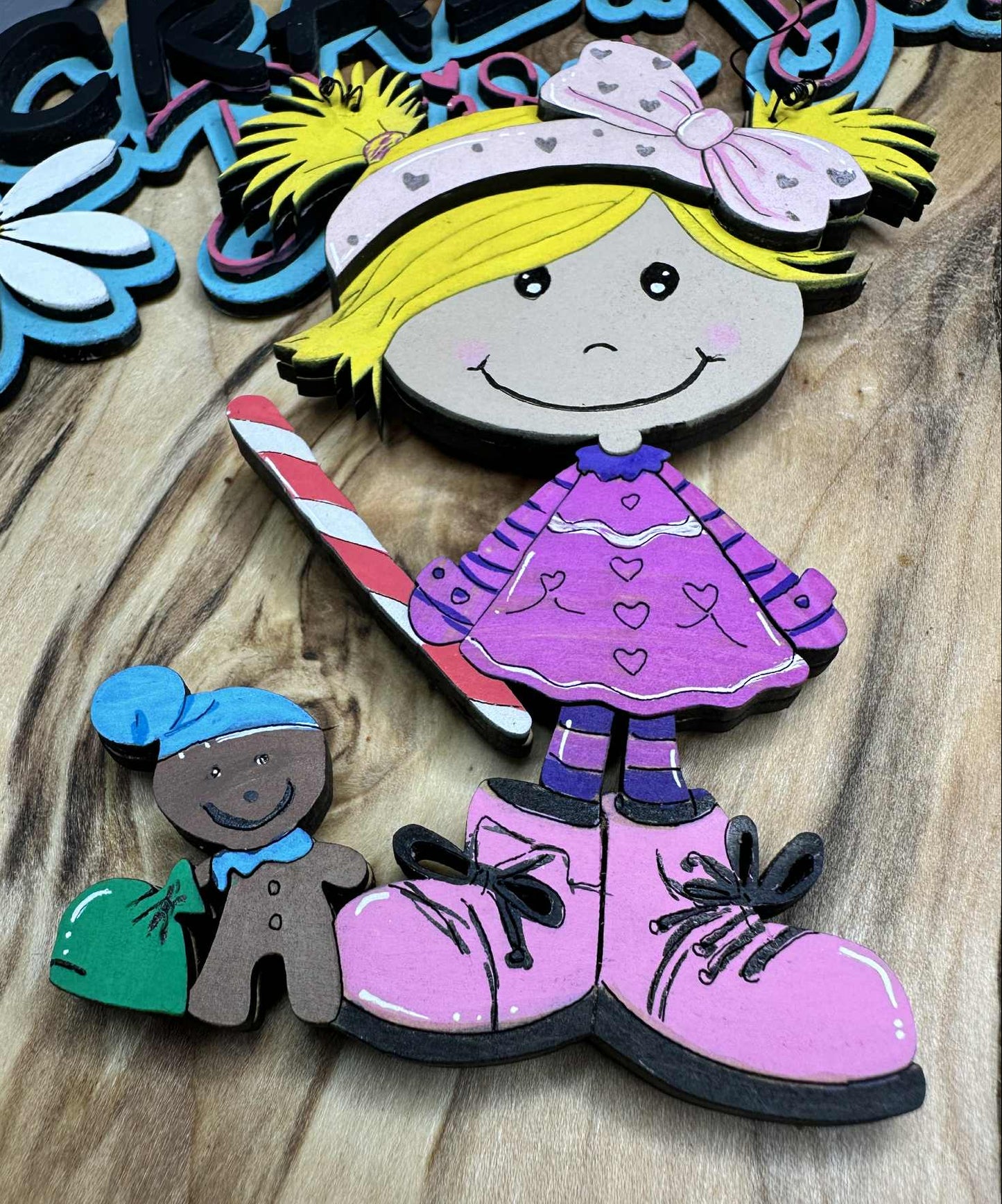 Candy Cane Cutie Christmas Ornament | Digital Download - SVG Cut Files ONLY!