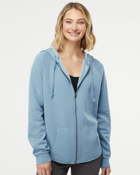Buttery Soft Wave Washed Zip-Up Hoodie - Crazy Daisy Boutique