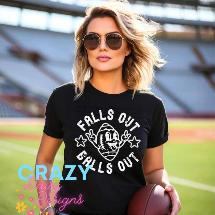 Falls Out Balls out white letters - Crazy Daisy Boutique