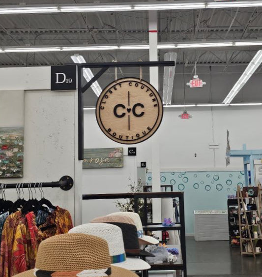 Custom Wood Business Sign & Post | Call Me For Quote