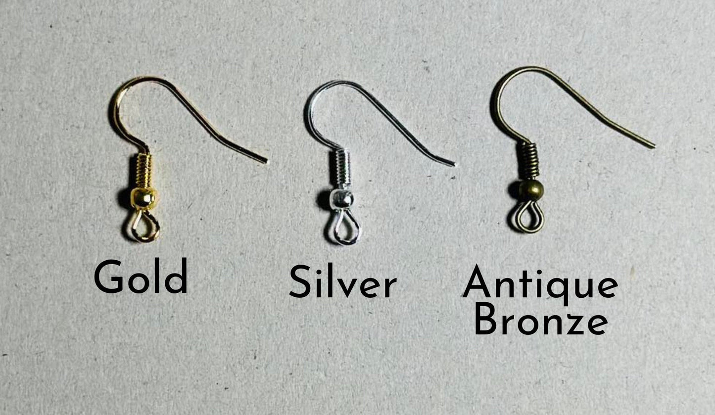 Adorable Wood Bunny Handmade Earrings