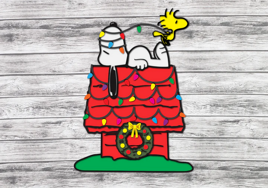 Snoopy Christmas | DIY Door or Tabletop Kit
