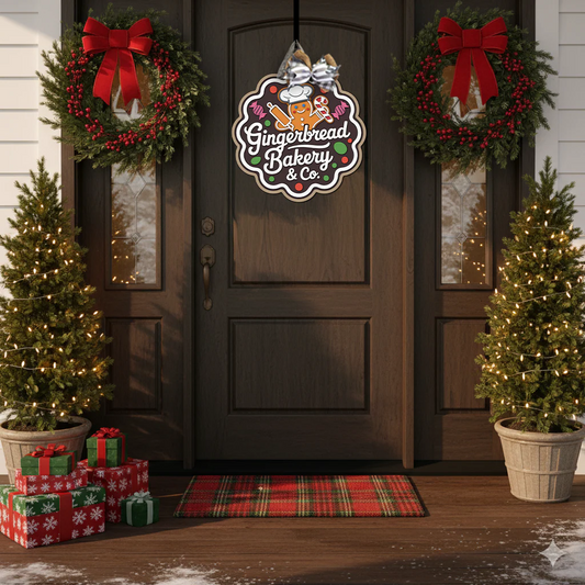 Gingerbread Bakery & Co. | DIY Door or Tabletop Kit
