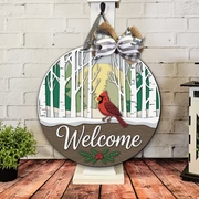 Welcome Cardinal | DIY Door or Tabletop Kit