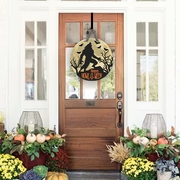 Happy Howl-O-Ween | Handcrafted Finished Tabletop Or Large Door Signs