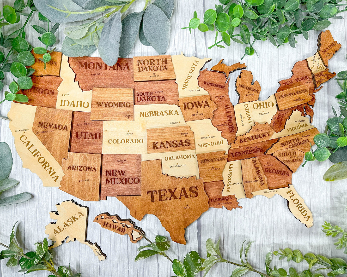 3D USA Map