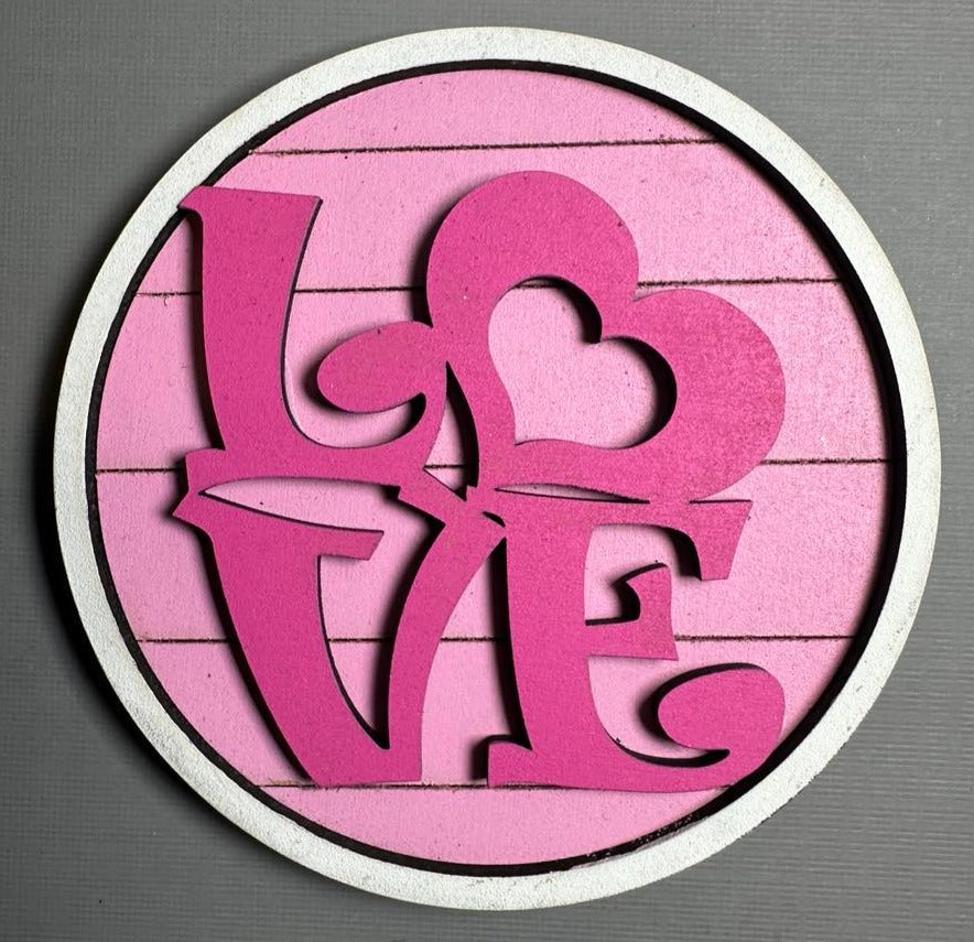 Add On For Home Sweet Home Sign - Valentines LOVE