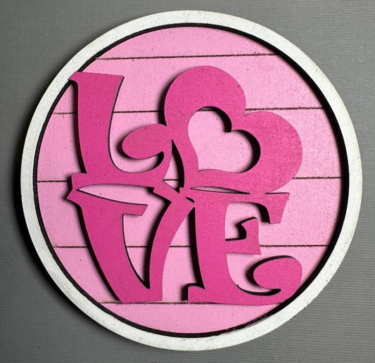 Add On For Home Sweet Home Sign - Valentines LOVE