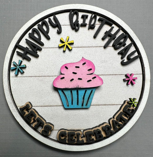 Add On For Home Sweet Home Sign - Happy Birthday