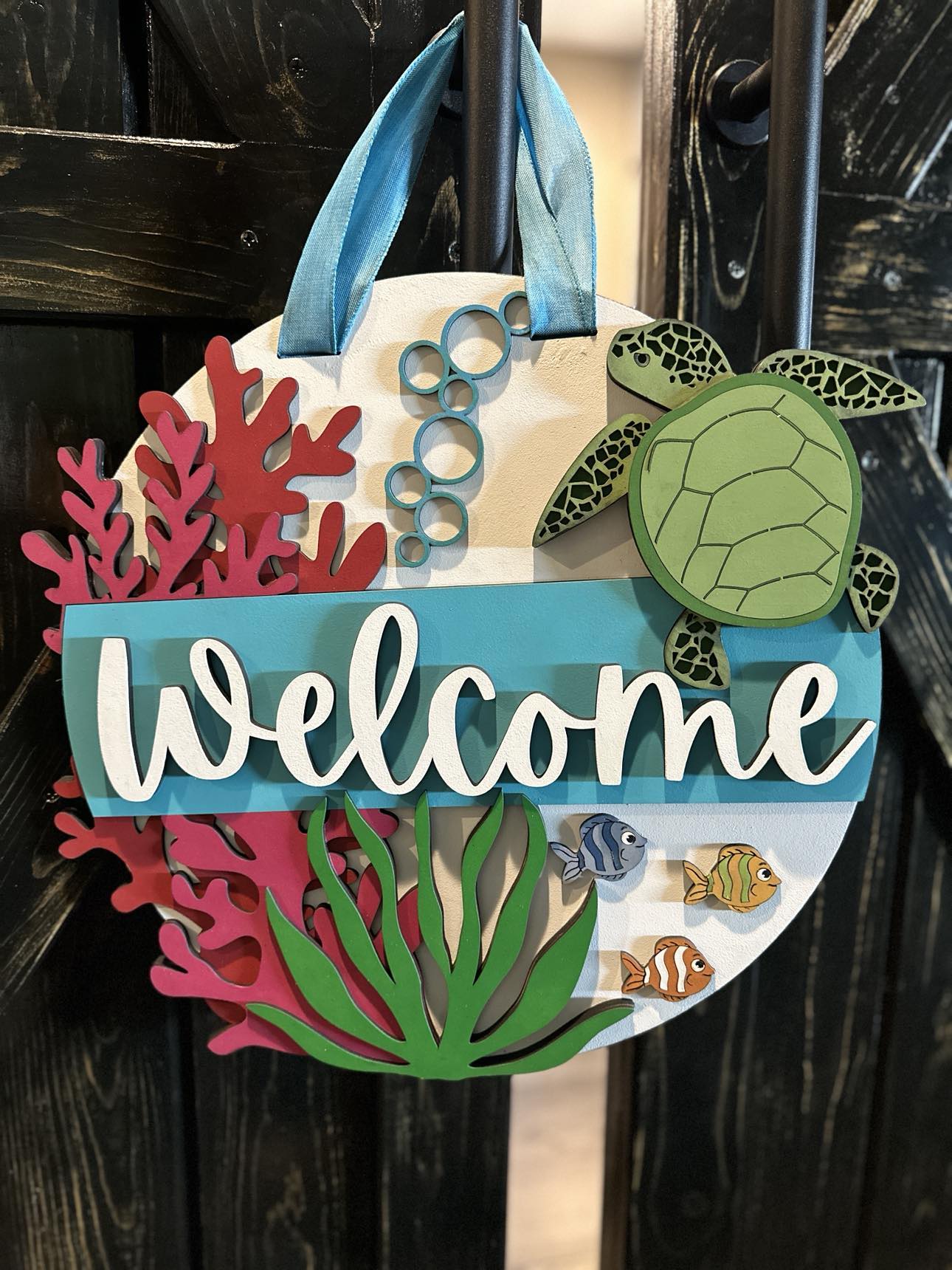 Finished - Tabletop Sign - Turtle