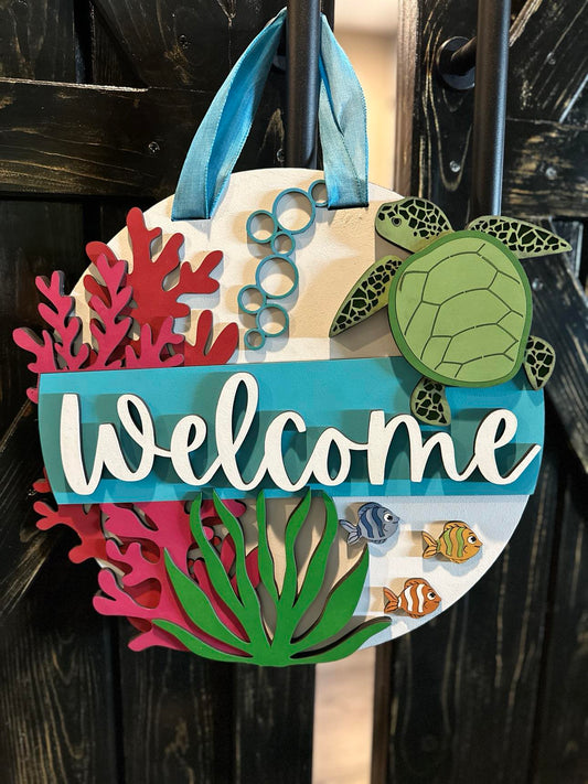 Finished - Tabletop Sign - Turtle