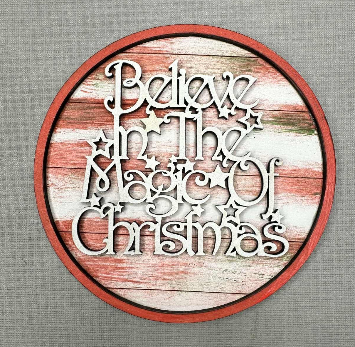 Believe in the magic of Christmas | Add On For Home Sweet Home Sign