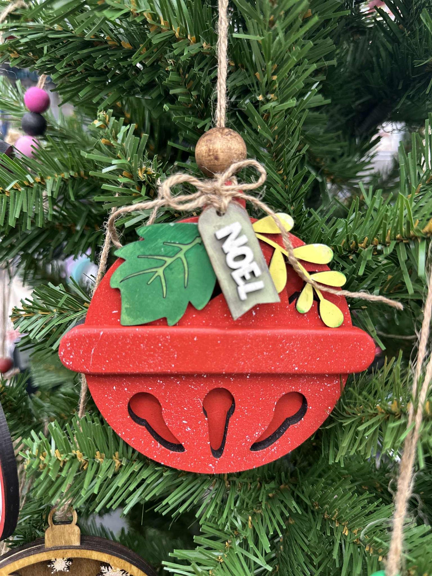 Jingle Bell Ornaments | Set Of 4 Unfinished DIY Kits