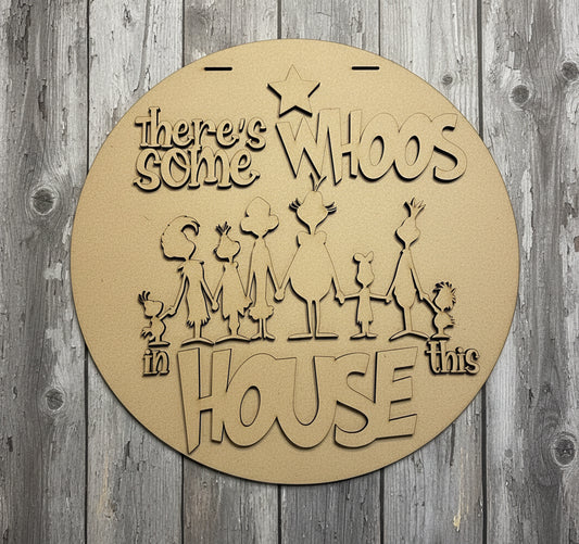 There's Some Whoos In This House | DIY Door or Tabletop Kit
