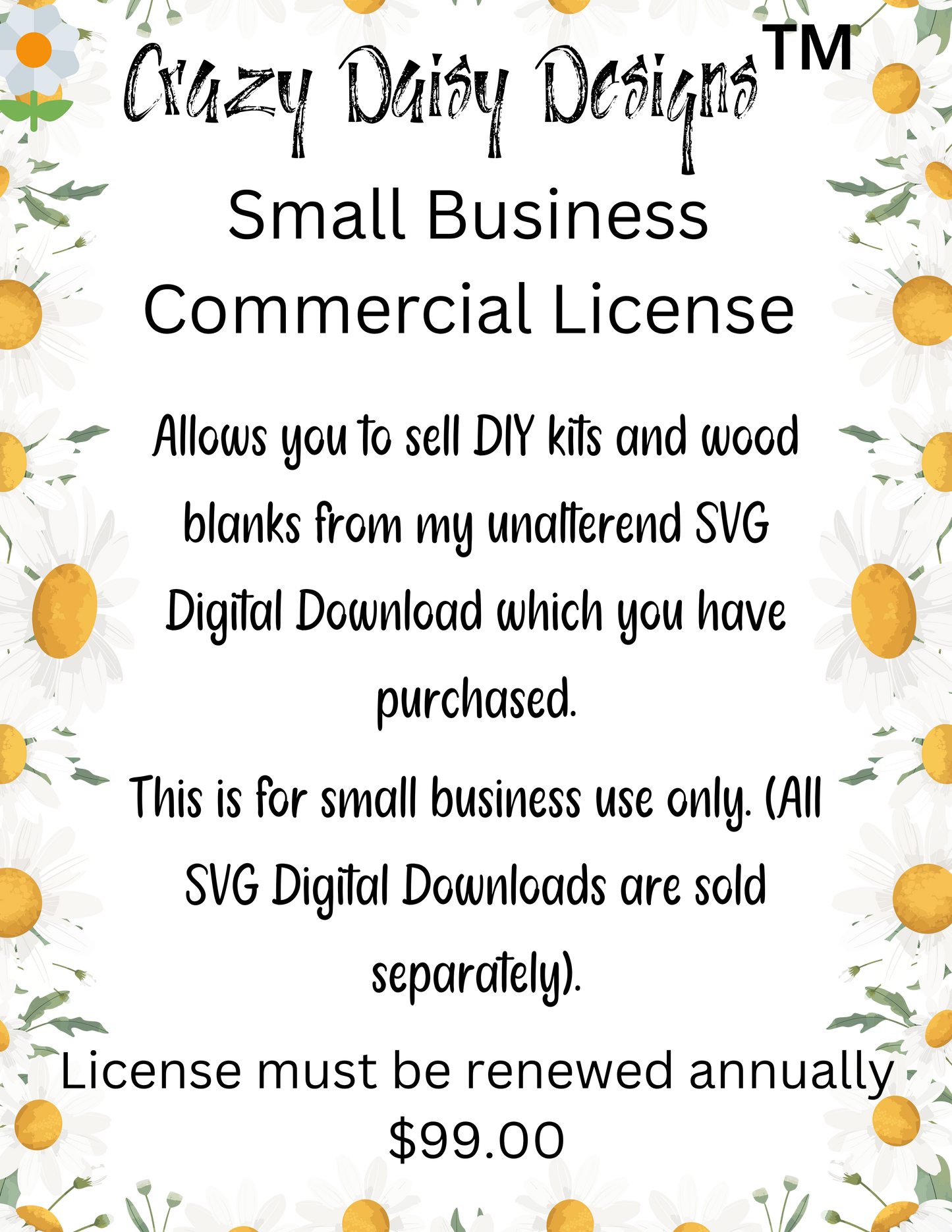 Small Business Annual Commercial License