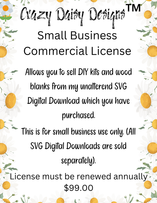 Small Business Annual Commercial License