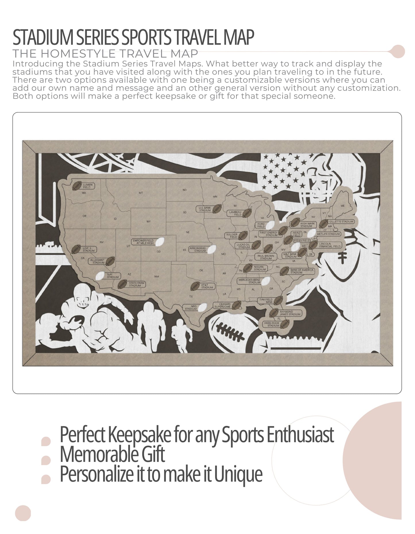 Stadium Travel Map | Baseball | Football | Hockey | Basketball | Soccer