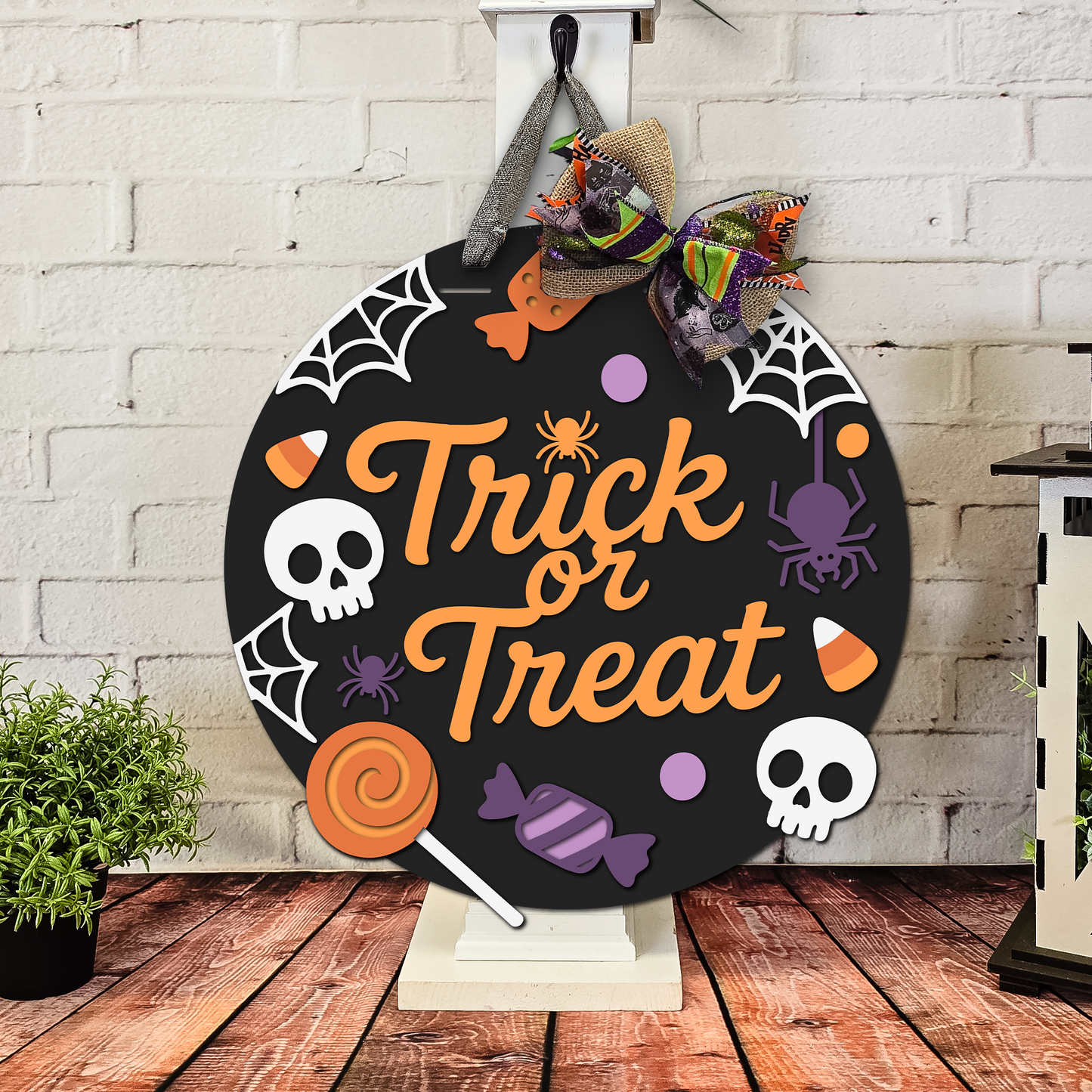 Trick Or Treat Candy | DIY Door or Tabletop Kit