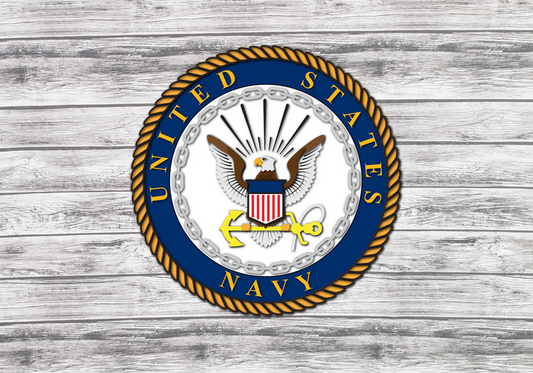 Finished -  Large Door Hanging Sign - United States Navy Seal