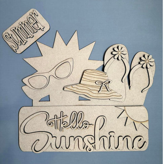 Unfinished DIY Project Kit - Interchangeable Farmhouse Add-On For BOX Truck - Hello Sunshine