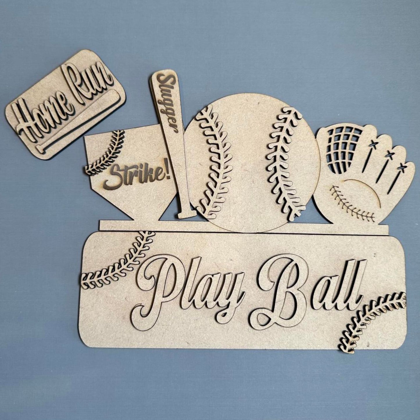 Unfinished DIY Project Kit - Interchangeable Farmhouse Add-On For BOX Truck - Baseball