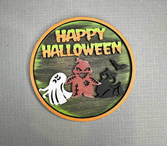 Happy Halloween - Ghost, Oogie Boogie, & Bat | Add On For Home Sweet Home Sign