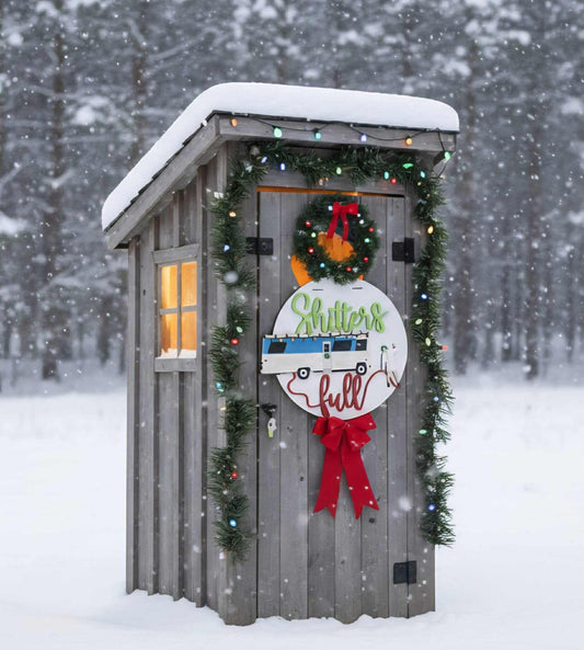 Shitters Full | Handcrafted Finished Tabletop Or Large Door Signs