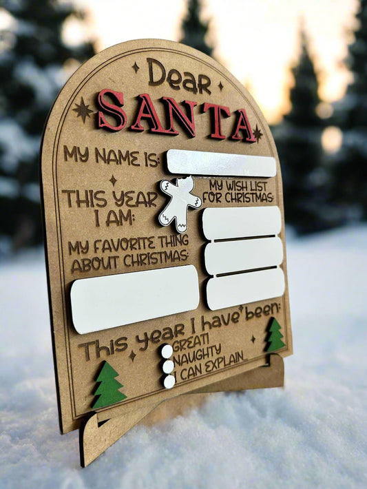 Dear Santa Wish List
