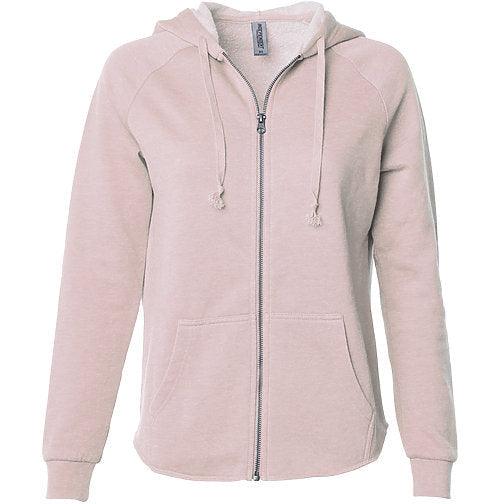 Buttery Soft Wave Washed Zip-Up Hoodie - Crazy Daisy Boutique