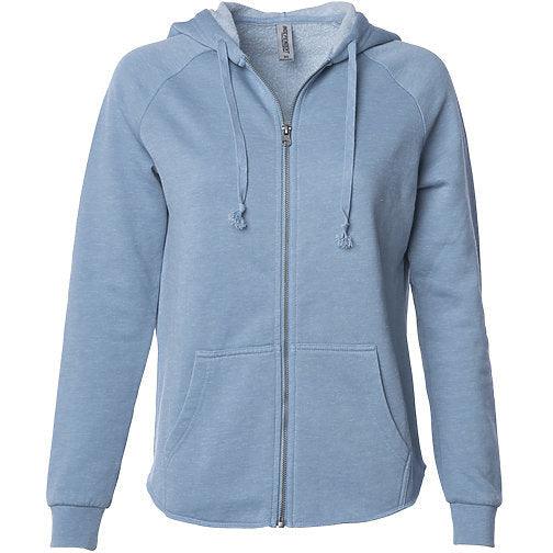 Buttery Soft Wave Washed Zip-Up Hoodie - Crazy Daisy Boutique