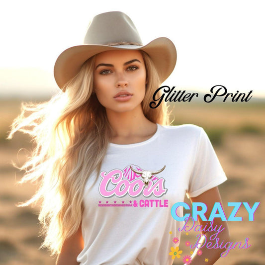 Coors & Cattle Graphic T-Shirt - Crazy Daisy Boutique