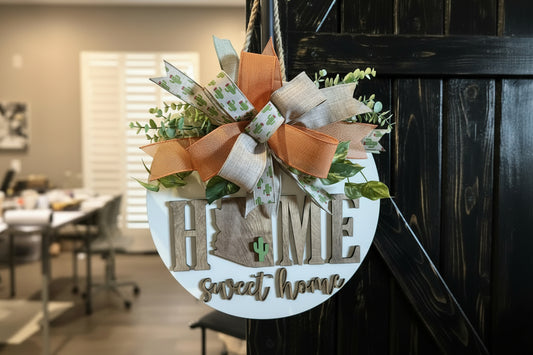 Arizona Home Sweet Home Door Sign