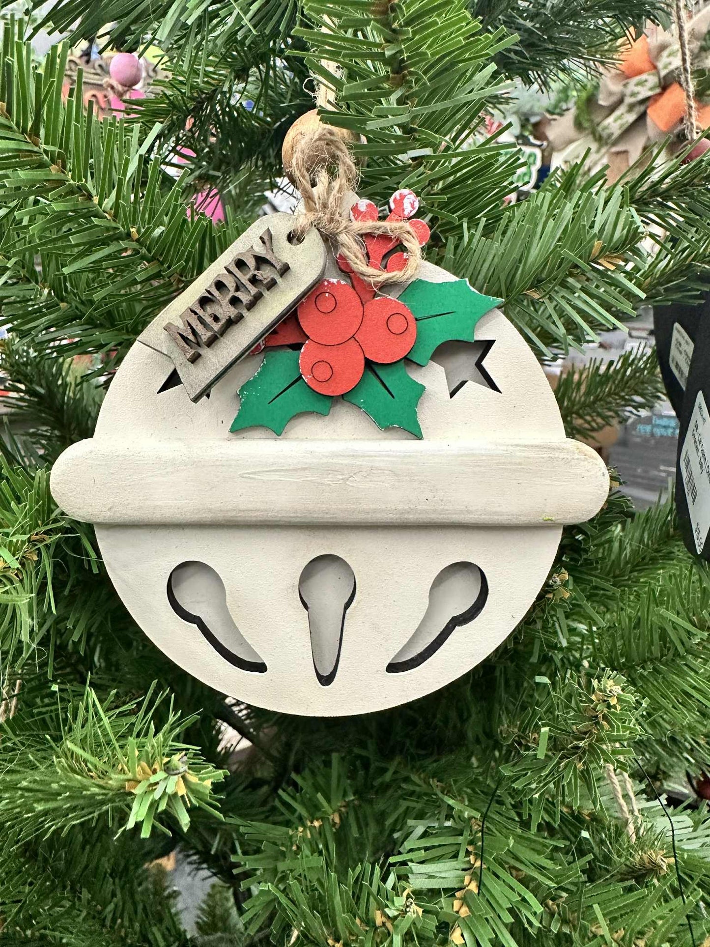 Jingle Bell Ornaments | Set Of 4 Unfinished DIY Kits